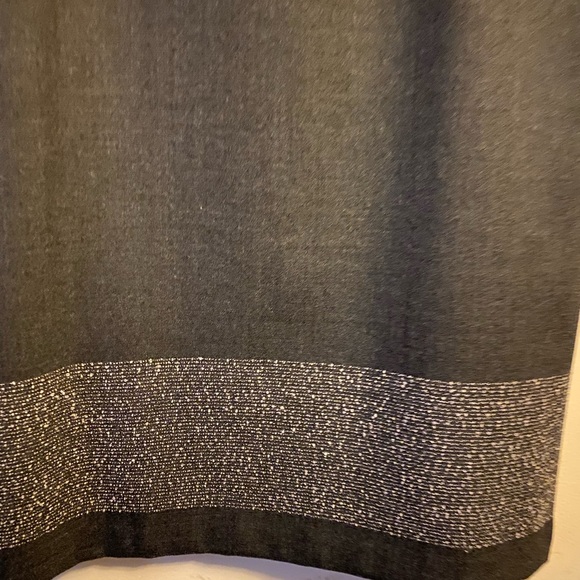 Gray wool maxi-length pencil skirt - Picture 2 of 5